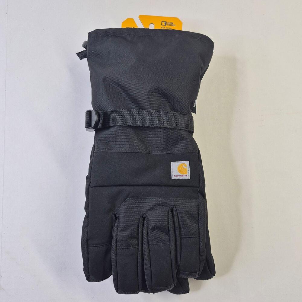 Carhartt Gloves Womens 2XL Black Storm Defender Insulated Gauntlet Ski Work
